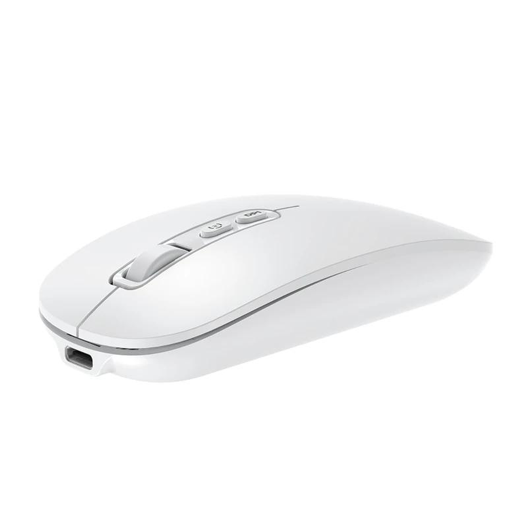 Coolbox Ratón W02-IA Inalámbrico RF+BT Blanco 2