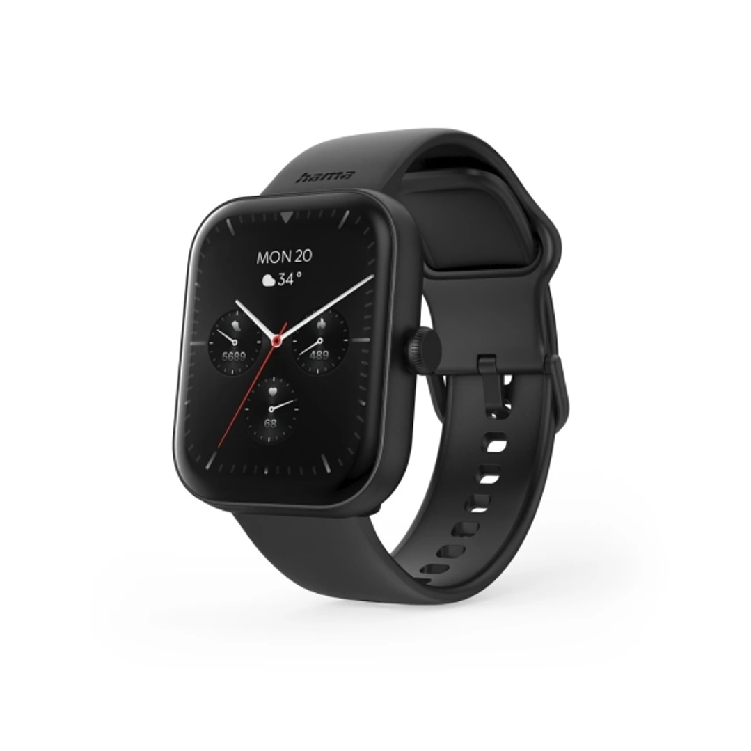 Hama 5000 Reloj Inteligente Smartwatch - Bluetooth 5.3 - Bateria 300mAh - Pantalla TFT 1.65