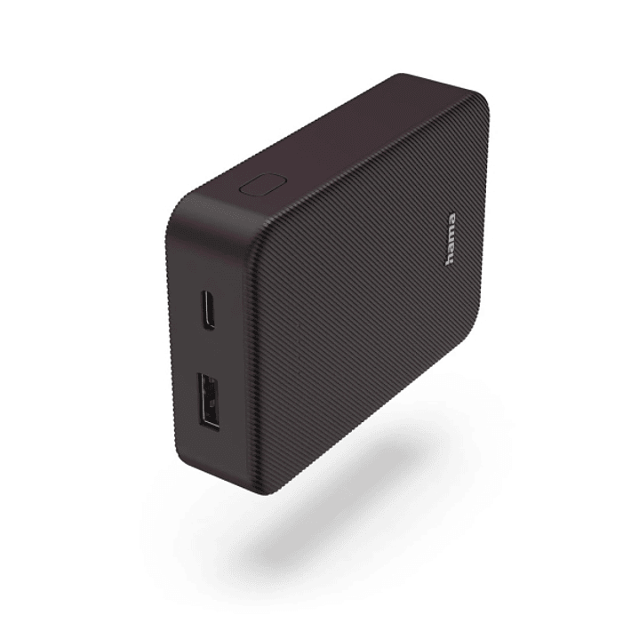 Hama Color 10 Bateria Externa Powerbank 10000mAh - Polimero de Litio - USB-C - USB-A - Carga Rapida - Indicador LED de Carga - 2 Conexiones de Salida  1