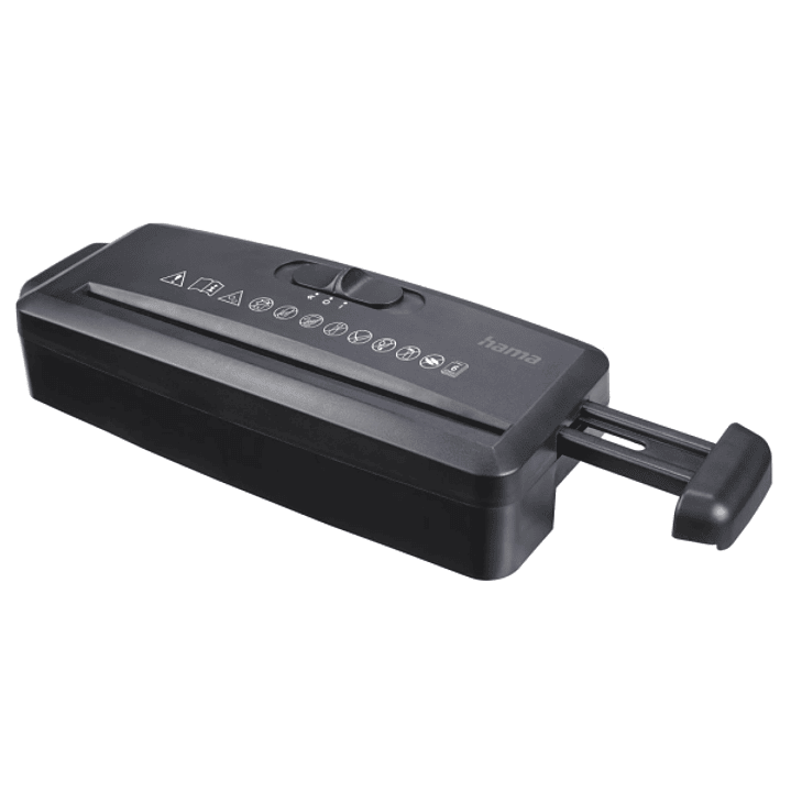 Hama Mini S6 Destructora de Papel Manual - Potencia 184W - Silencioso 72dB - Apagado Automatico - Destruye hasta 6 Hojas - Velocidad 3m/min - Corte en 1