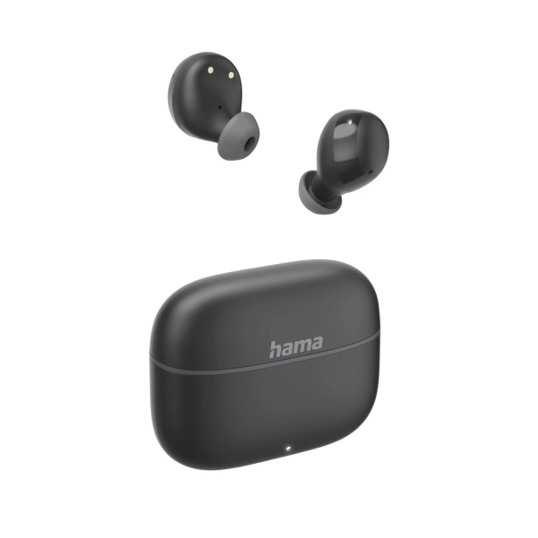 Hama Freedom Buddy II Auriculares con Microfono Omnidireccional - Bluetooth - Rango 10m - Asistente de Voz - Carga por USB-C - Color Negro 1