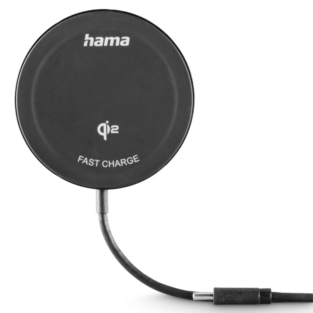 Hama Cargador Inalambrico - USB-C - Cable 1m - Carga Rapida - Color Negro 1