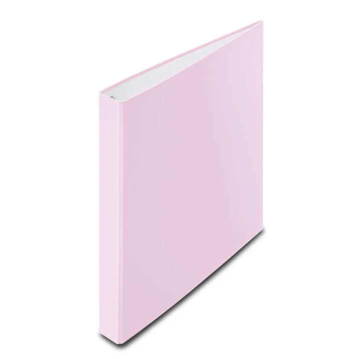Hama Carpeta de 4 Anillas Lomo de 39mm - Tapa Plastificada - 29x32.5cm - Color Rosa 1