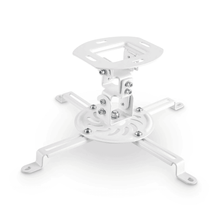 Hama Soporte de Techo para Proyector - Soporta hasta 13.5kg - Funcion Rotativa - VESA 100x100 - Acero - Color Blanco 1