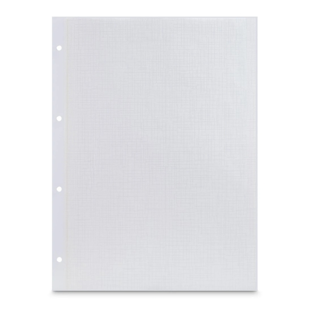 Hama Pack de 25 Cartulinas para Fotos - Perforado - Papel Intercalado - 233x310mm - Color Blanco 1