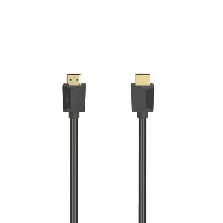 Hama Essential Cable HDMI 4K Macho - Longitud 5m- Soporta ARC - Terminales Chapados en Oro - Ethernet - Velocidad hasta 18Gbps - Blindaje Completo - C 1