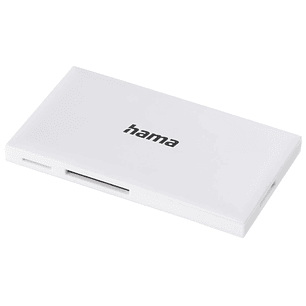 Hama Lector de Tarjetas - CompactFlash - Compatible con SD - Micro-SD - Conexion con USB-A - 90.3x9x50.3mm - Color Blanco