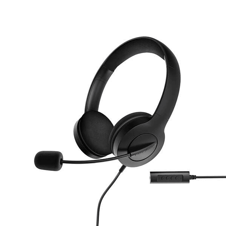 Energy Sistem Auriculares Office 3 - USB y 3.5mm Plug - Control de Volumen y Silencio - Brazo Retractil Microfono - Color Negro 1