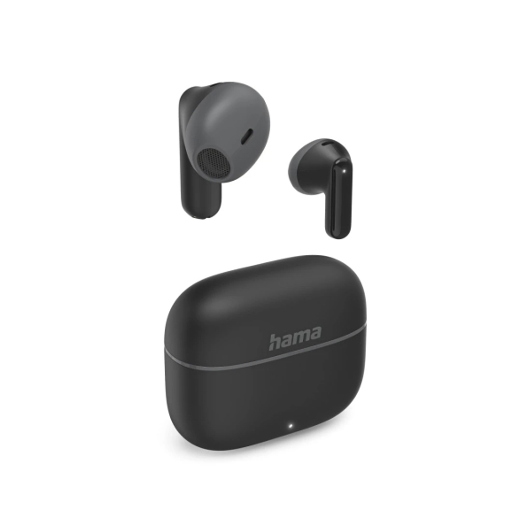 Hama Freedom Light II Auriculares con Microfono Omnidireccional - Bluetooth - Rango 10m - Asistente de Voz - Carga por USB-C - Color Negro 1