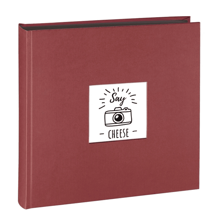 Hama Fine Art Album de Fotos - 100 Paginas Negras - Tapa de Papel - 30x30cm - Color Rojo 1