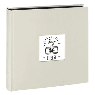 Hama Fine Art Album de Fotos - 100 Paginas Negras - Tapa de Papel - 30x30cm - Color Blanco