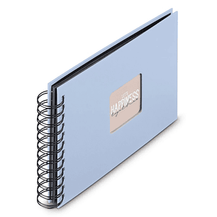 Hama Album de Fotos con Espiral - 50 Hojas - 24x17cm - Color Azul