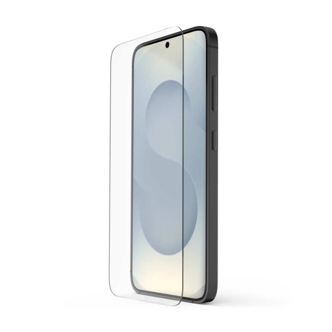 Hama Clear Protect Protector de Pantalla para Samsung Galaxy S25 Edge - Antihuellas - Vidrio de Seguridad - Grado de Dureza 9H - Color Transparente 1