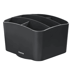 Hama Agent Organizador de Mandos a Distancia - Capacidad hasta 6 Mandos - Plastico - 13.7x12x8.8cm - Color Negro