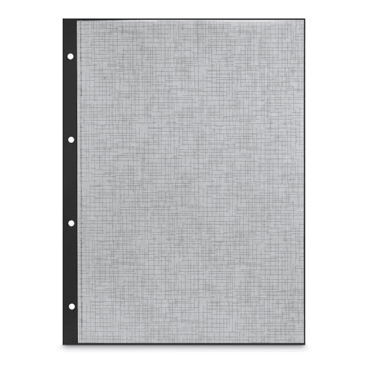 Hama Pack de 25 Cartulinas para Fotos - Perforado - Papel Intercalado - 233x310mm - Color Negro 1