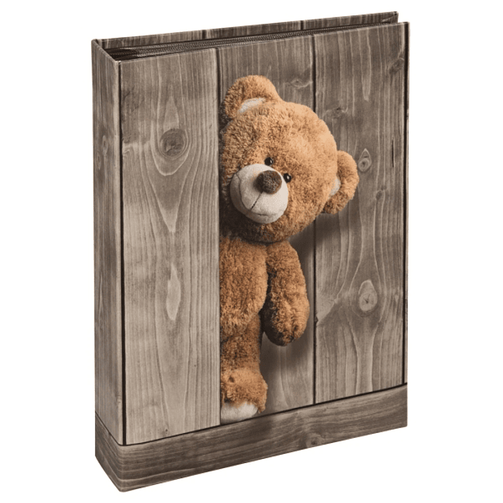 Hama Album de Fotos - Capacidad para 200 Fotos 10x15cm - Insercion Lateral - Tapa Plastificada - 19x25cm - Color Marron 1