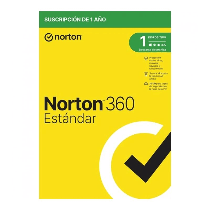 NORTON 360 STANDARD 10GB ES 1L/1A  ESD 1
