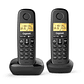 Gigaset Basic 100 Inalámbrico DECT Negro Duo - vignette 1