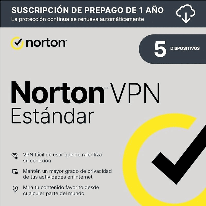 Norton VPN standard 5L/1A 1