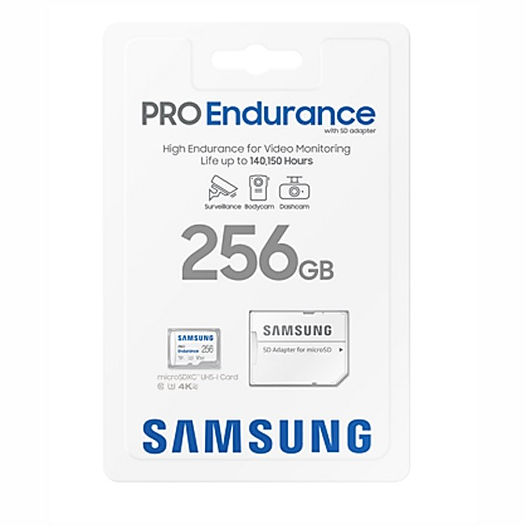 Samsung MicroSDHC Pro Endurance 256GB Clase 10 c/a 4