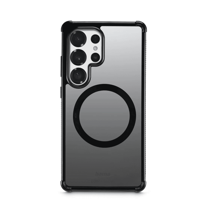 Hama Extreme Protect Funda para Samsung Galaxy S25 Ultra - Antideslizante - Magnetico - Policarbonato - Proteccion D3O - Bordes Elevados - Color Negro 1