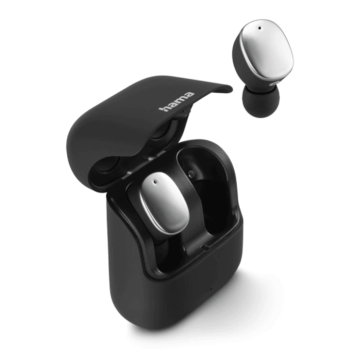 Hama Spirit Pure Auriculares con Microfono Omnidireccional - Bluetooth - Autonomia hasta 5h - Rango 10m - IPX5 - Asistente de Voz - Carga por USB-C -  1