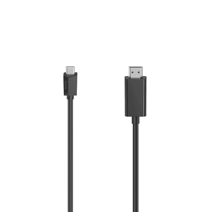 Hama Essential Cable Adaptador de Video - 1.5m - 4K - USB-C Macho - HDMI Macho - Color Negro 1