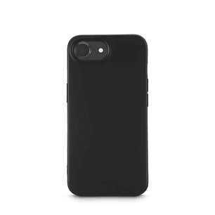 Hama Fantastic Feel Funda para iPhone 16E - Poliuretano Termoplastico - Bordes Elevados - Color Negro