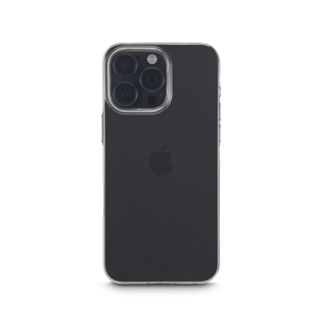 Hama Always Clear Funda para iPhone 16 Pro - Antideslizante - Especial Antiamarilleo - Poliuretano Termoplastico - Bordes Elevados - Color Transparent 1