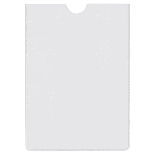 Esselte Pack de 100 Portacarnets Tamaño 82x122mm 80Q 140 micras - PVC Transparente Acabado Liso