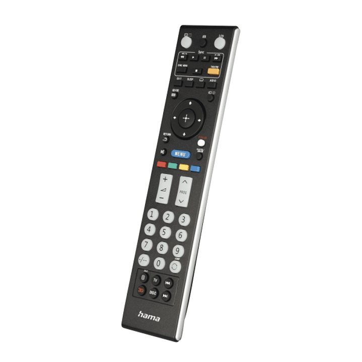 Hama Mando a Distancia para TV Sony - Alcance 10m - 52 Botones - Acceso Directo a Plataformas de Streaming - 21.2x4.8x2.5cm - Color Negro 1