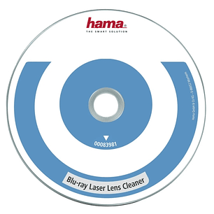 Hama CD Limpiador de Equipo Blu-Ray - Micro Cepillos - Limpieza en Seco - Color Blanco y Azul