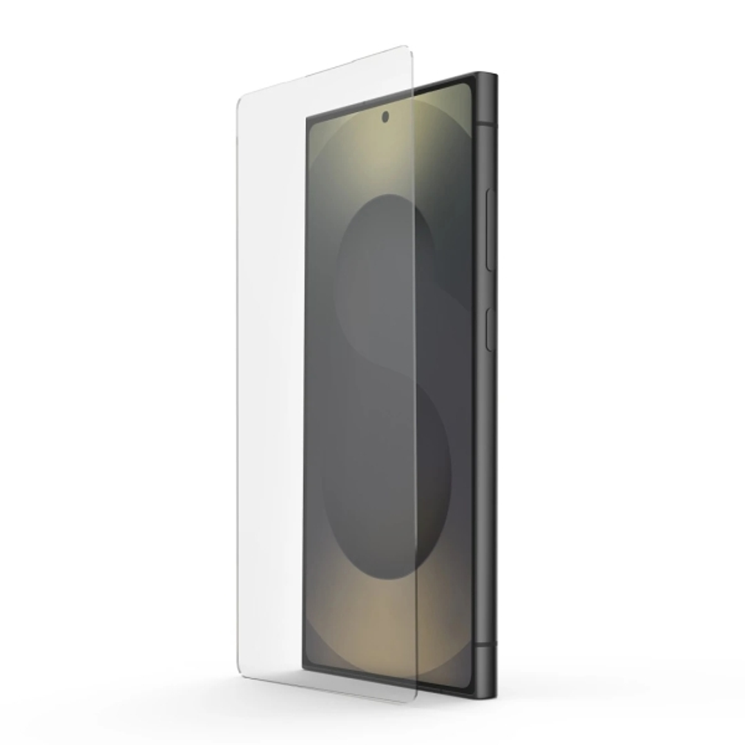 Hama Clear Protect Protector de Pantalla para Samsung Galaxy S25 Ultra - Antihuellas - Vidrio de Seguridad - Grado de Dureza 9H - Color Transparente 1