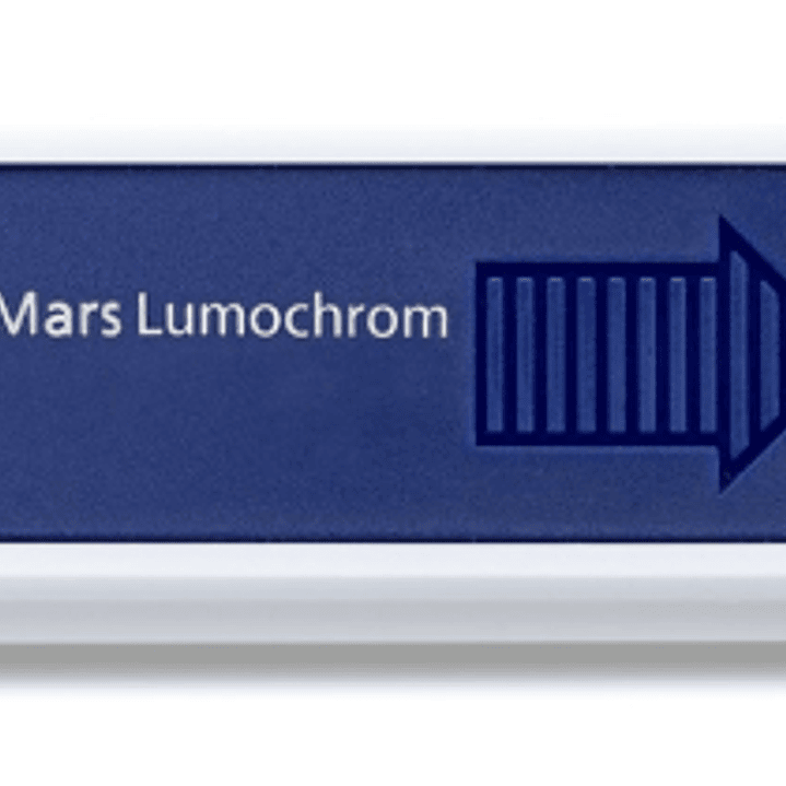 Staedtler Mars Lumochrom 204 Pack con 12 Minas de Dibujo - Mina de 2mm - Longitud de 130mm - Color Azul 1