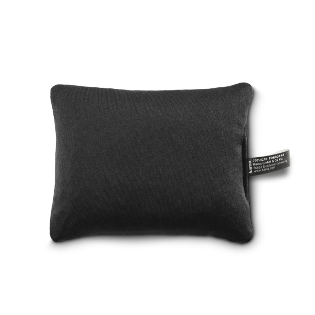 Hama Ergo Cojin Reposamuñecas - Licra - Reduce la Fatiga - 134x9x96mm - Color Negro 1