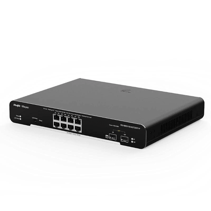 Reyee Switch L2 8xGb PoE+ 2xSFP Slots Rack 3