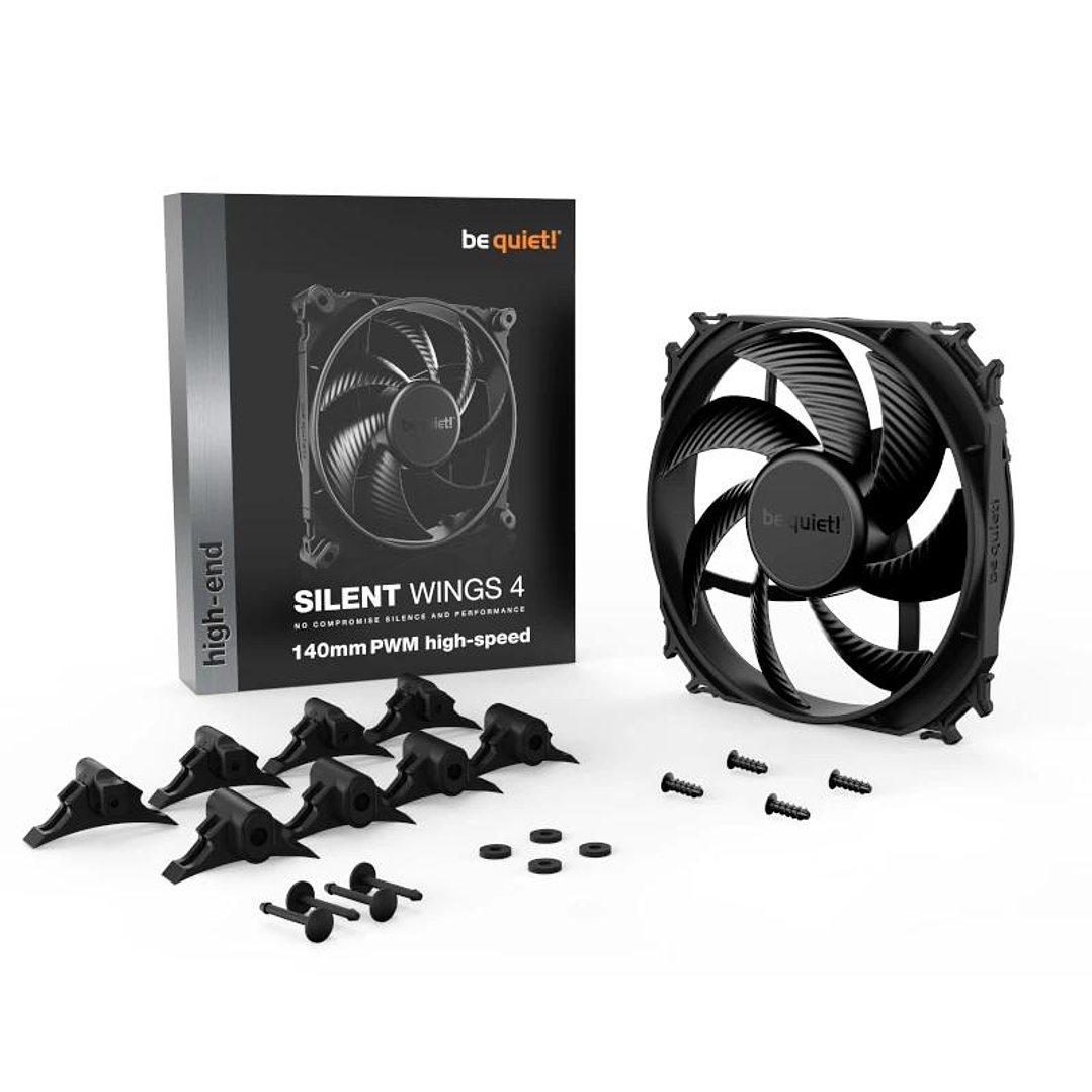 be quiet! Ventilador Silent Wings 4 140mm Negro 3