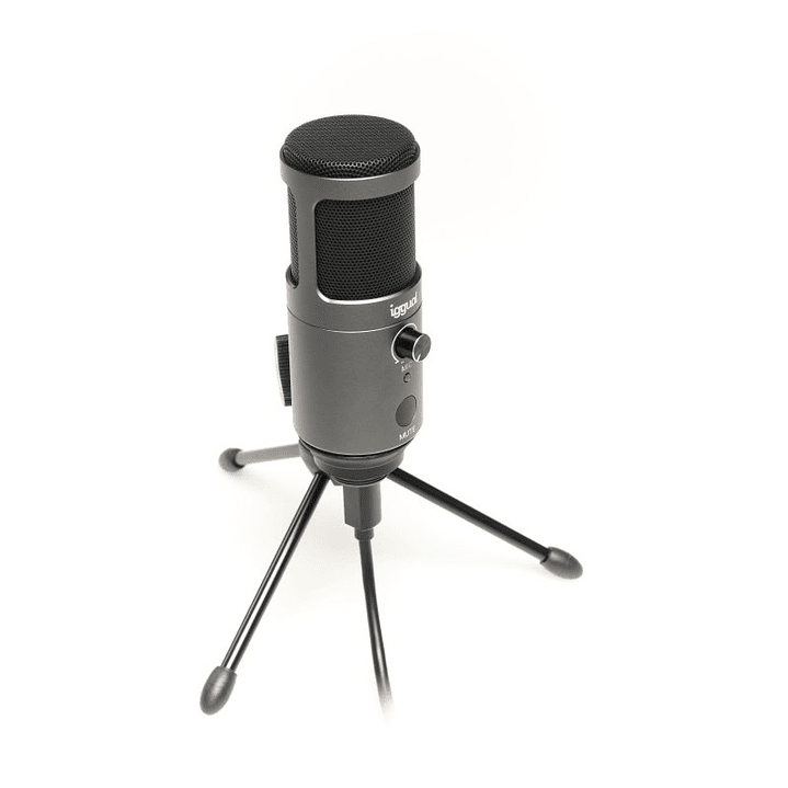 iggual Micrófono condensador Podcasting Pro gris 3