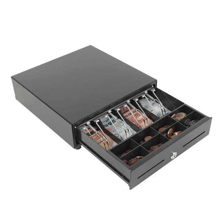 iggual Cajón Portamonedas IRON-XS 33cm 4+8 negro 4