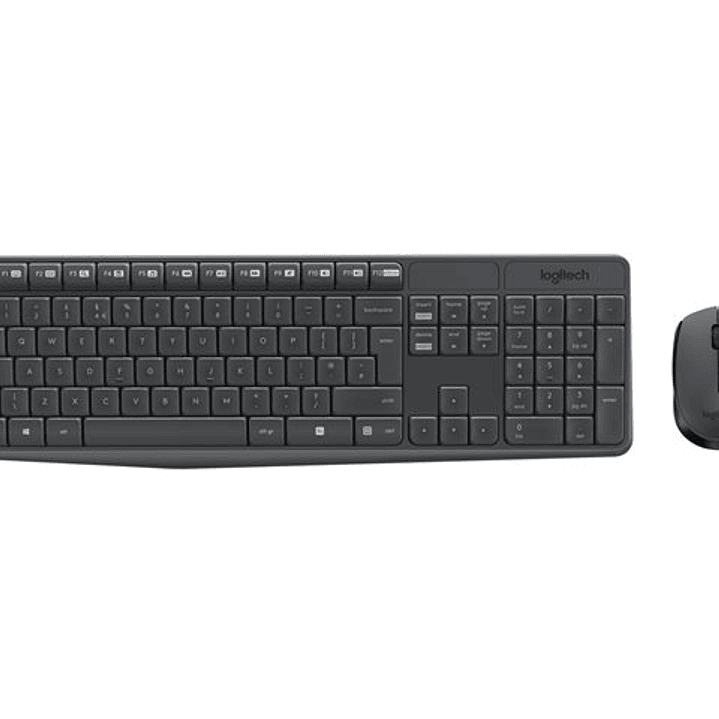 Logitech MK235 Pack Inalambrico Teclado Portugues + Raton 3 Botones - Uso Ambidiestro 1