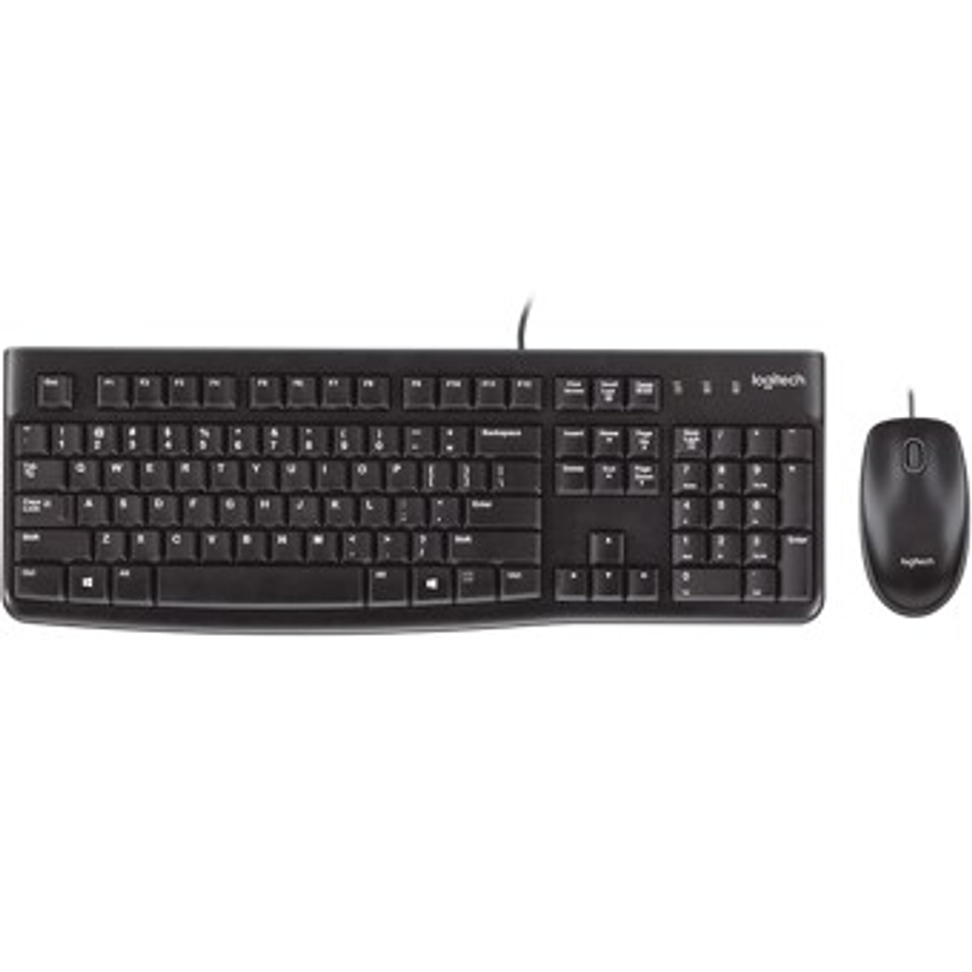 Logitech MK120 Pack USB Teclado Frances + Raton 1000dpi 3 Botones - Uso Ambidiestro 1