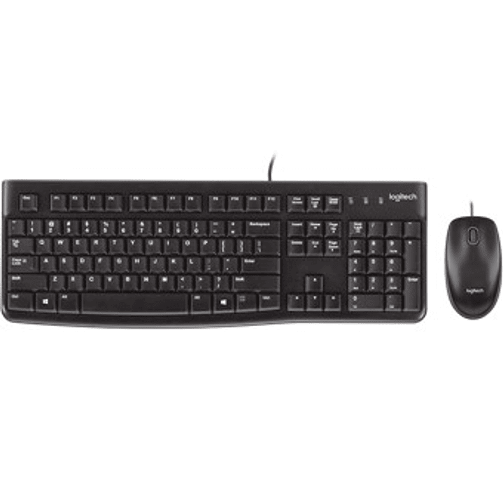 Logitech MK120 Pack USB Teclado Frances + Raton 1000dpi 3 Botones - Uso Ambidiestro 1