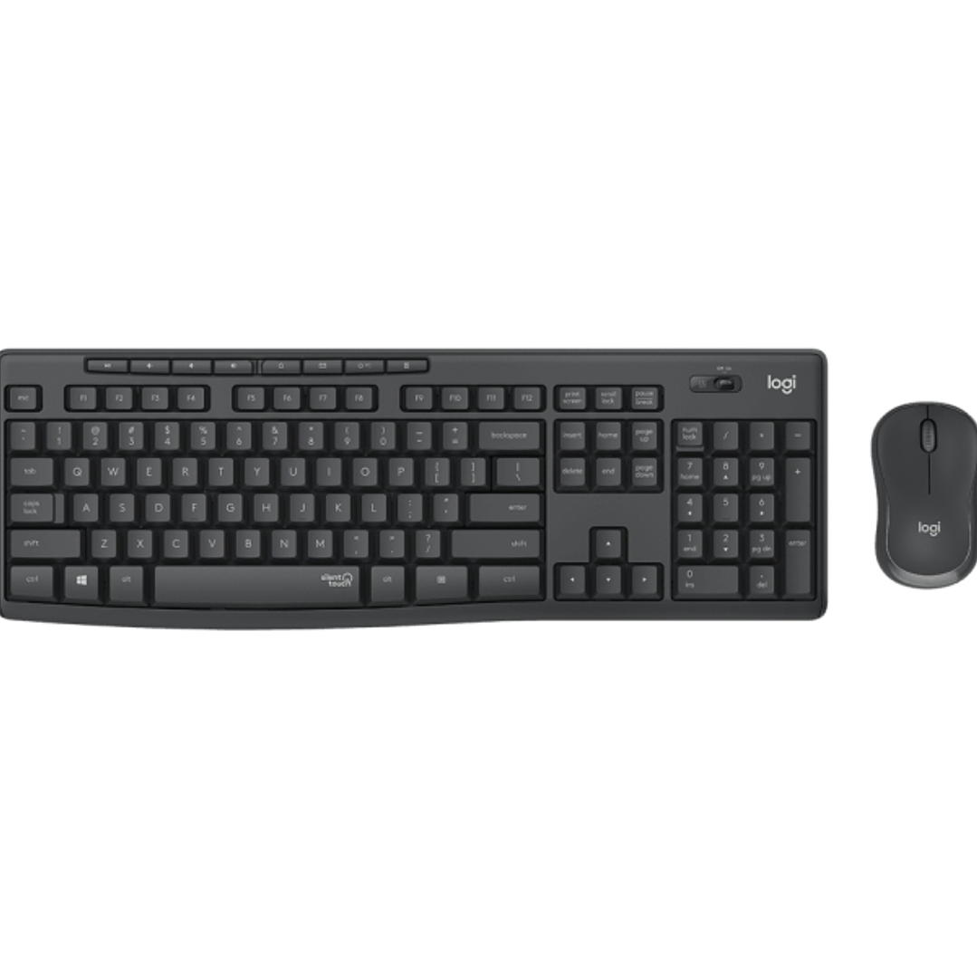 Logitech MK295 Pack Inalambrico Teclado Frances + Raton 1000dpi 3 Botones - Teclas y Botones Silenciosos - Uso Ambidiestro 1