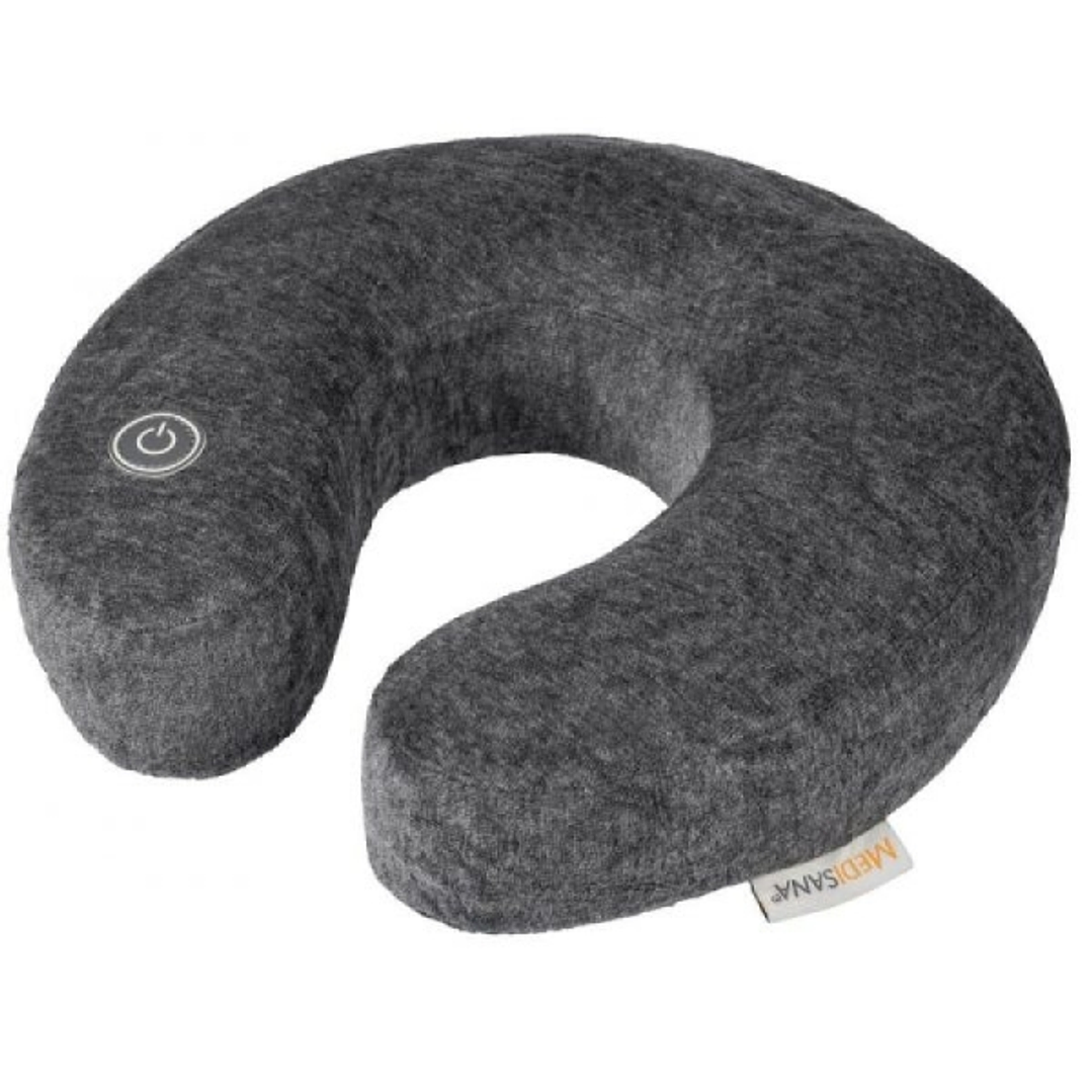 Medisana NM870 Cojin de Masaje Cervical Portatil - Masaje Vibratorio para Cuello y Hombros - Espuma Moldeada de Alta Comodidad - Ideal para Viaje y Us 1