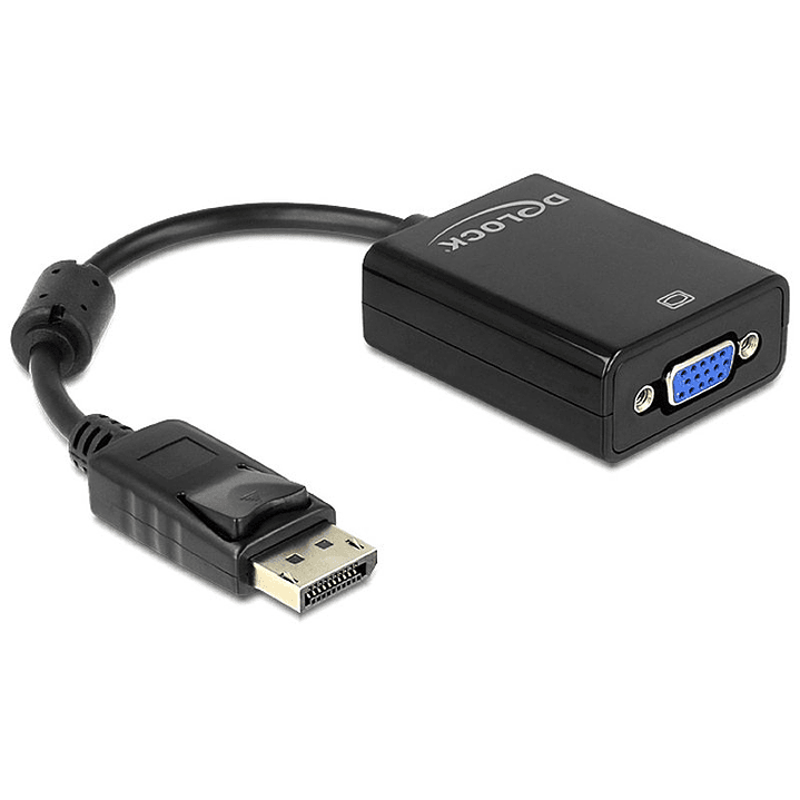 Delock Adaptador Displayport Macho/VGA Hembra Negr 1