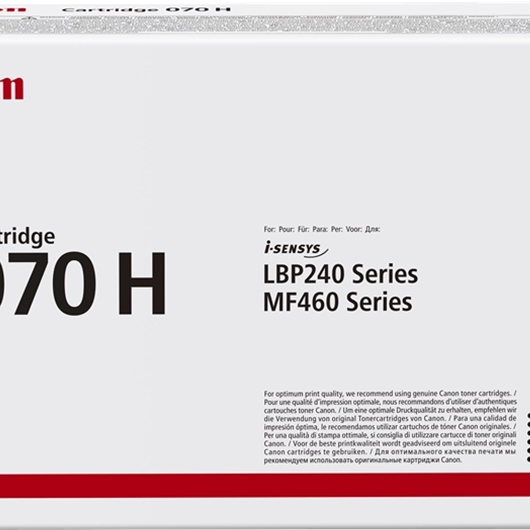 Canon 070H Negro Cartucho de Toner Original - 5640C002 1
