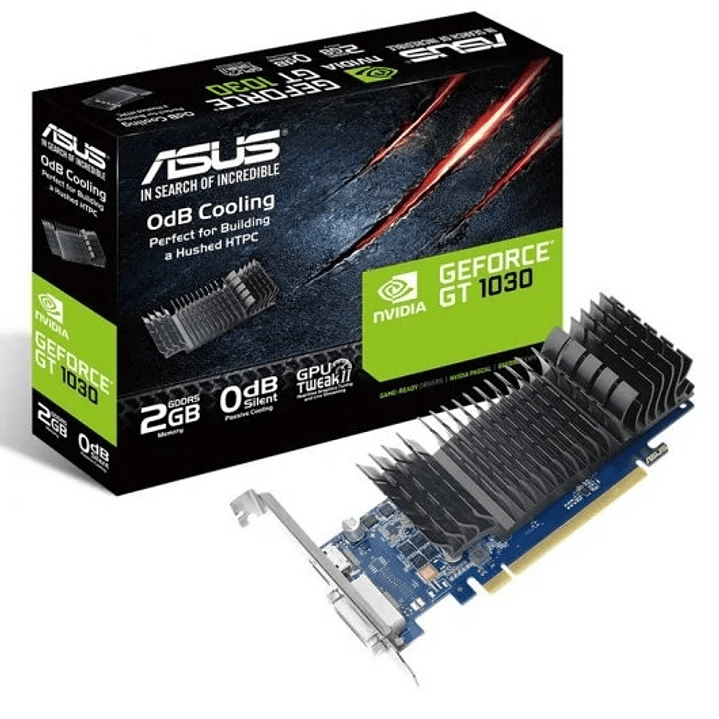 Asus GeForce GT 1030 Silent Tarjeta Grafica 2GB GDDR5 NVIDIA 1