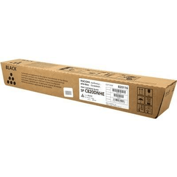 Ricoh Aficio SP-C820DN/SP-C821DN Negro Cartucho de Toner Original - 820116 1