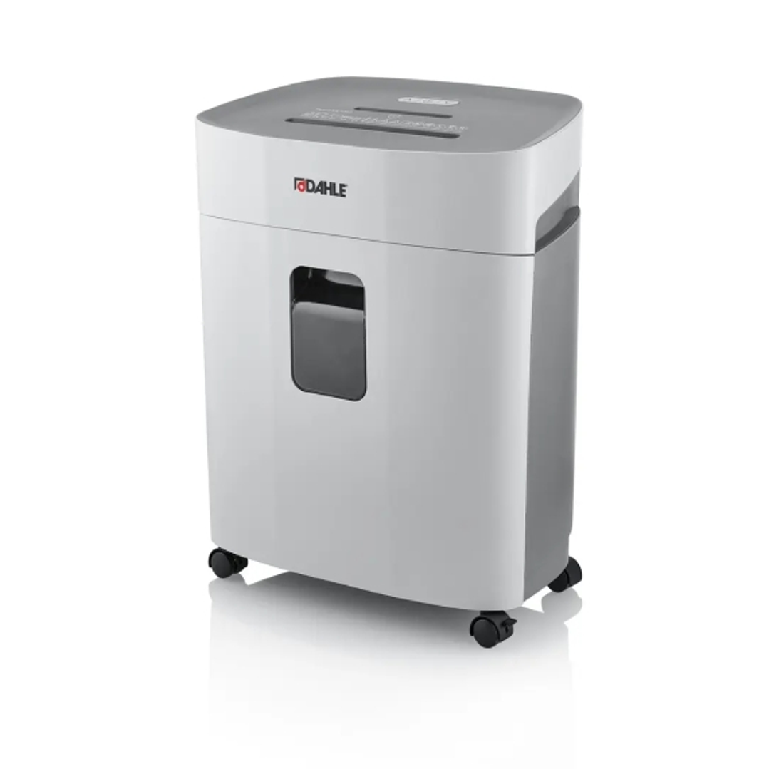 Dahle PaperSAFE 240 Destructora de Papel Manual Corte en Particulas P-4 - Destruye hasta 10 Hojas - Papelera de 25L - Con Ruedas - Apta para Papel, Ta 1
