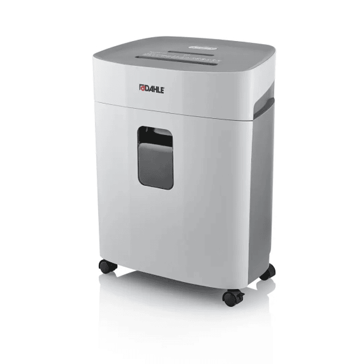 Dahle PaperSAFE 240 Destructora de Papel Manual Corte en Particulas P-4 - Destruye hasta 10 Hojas - Papelera de 25L - Con Ruedas - Apta para Papel, Ta 1